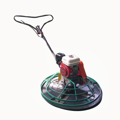 Economical hand push concrete power trowel