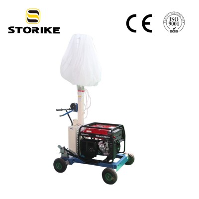 Trolley Type Diesel Genset Telescopic Outdoor Mobile Light Tower Price