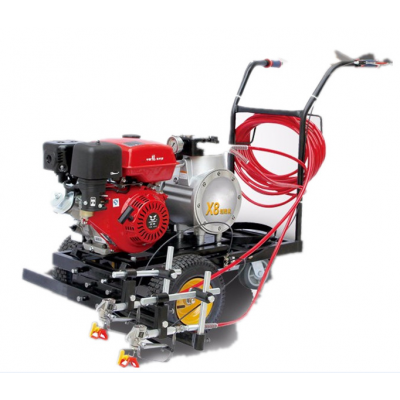 Gasoline HONDA Engine Piston Pump Type Road Marking Machine Hand Push Road Machinery Manufacturer