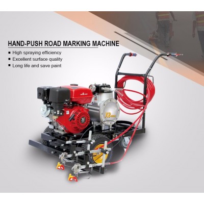 Hand Push Piston Pump Type Road Marking Machine Gasoline HONDA Engine Road Machinery Manufacturer